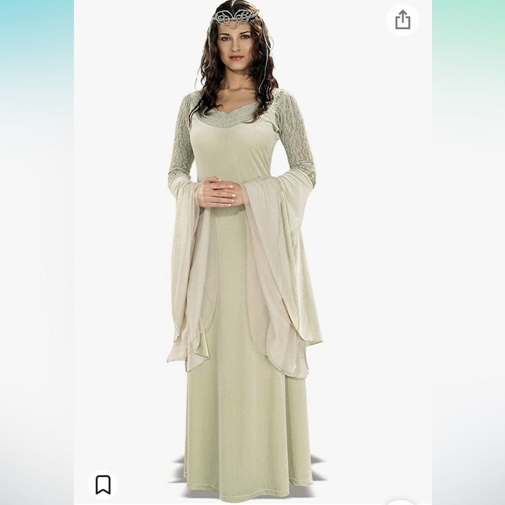 Arwen green dress lord of the rings costume